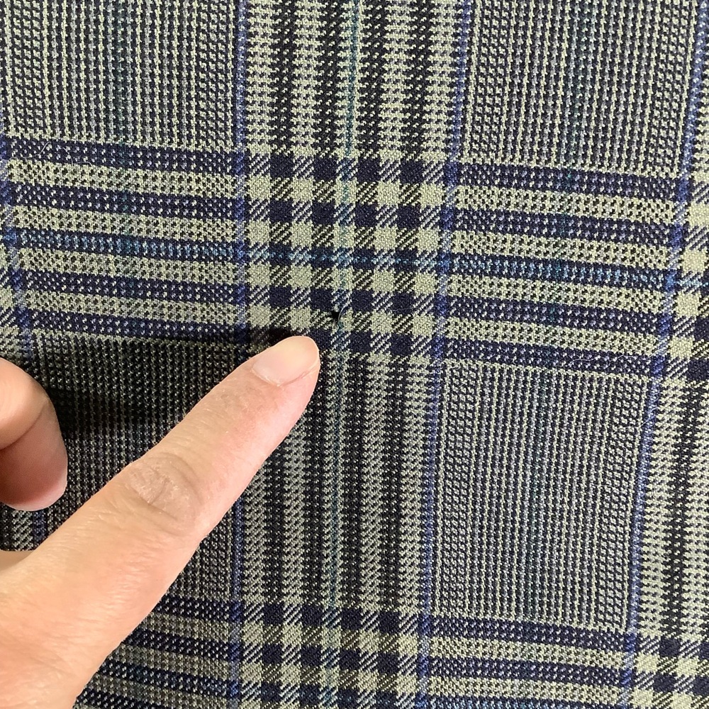 VTG Christian Dior Monsieur Wool Plaid Two-Button Blazer-FLAWED - Picture 15 of 15